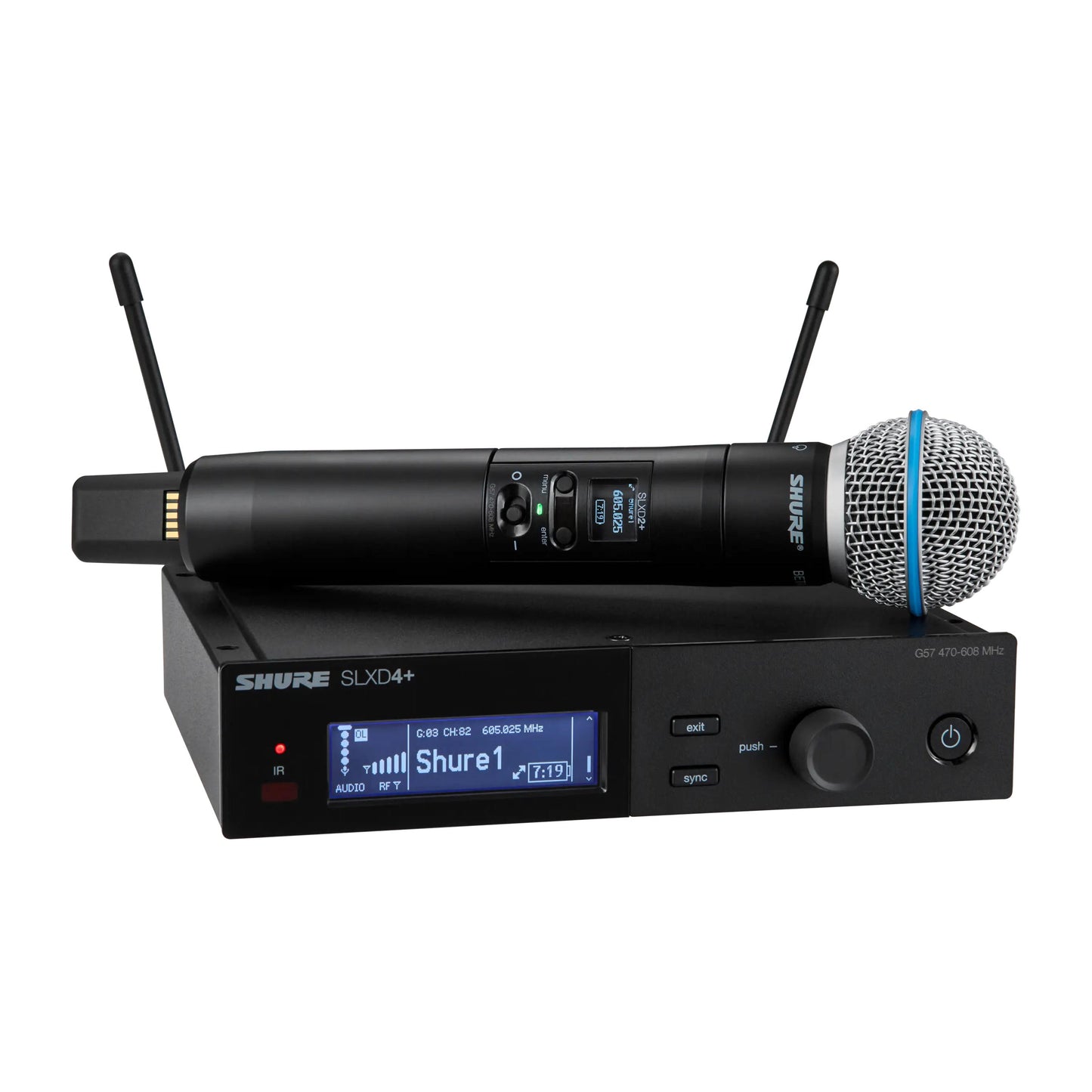 Shure SLXD24+/58 Digital Wireless Handheld System with SM58 Cardioid Dynamic Microphone