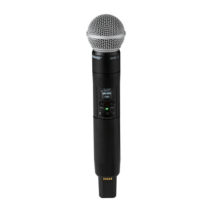 Shure SLXD24D+/58 Dual Wireless System with 2 SLXD2+/58 Handheld Transmitters
