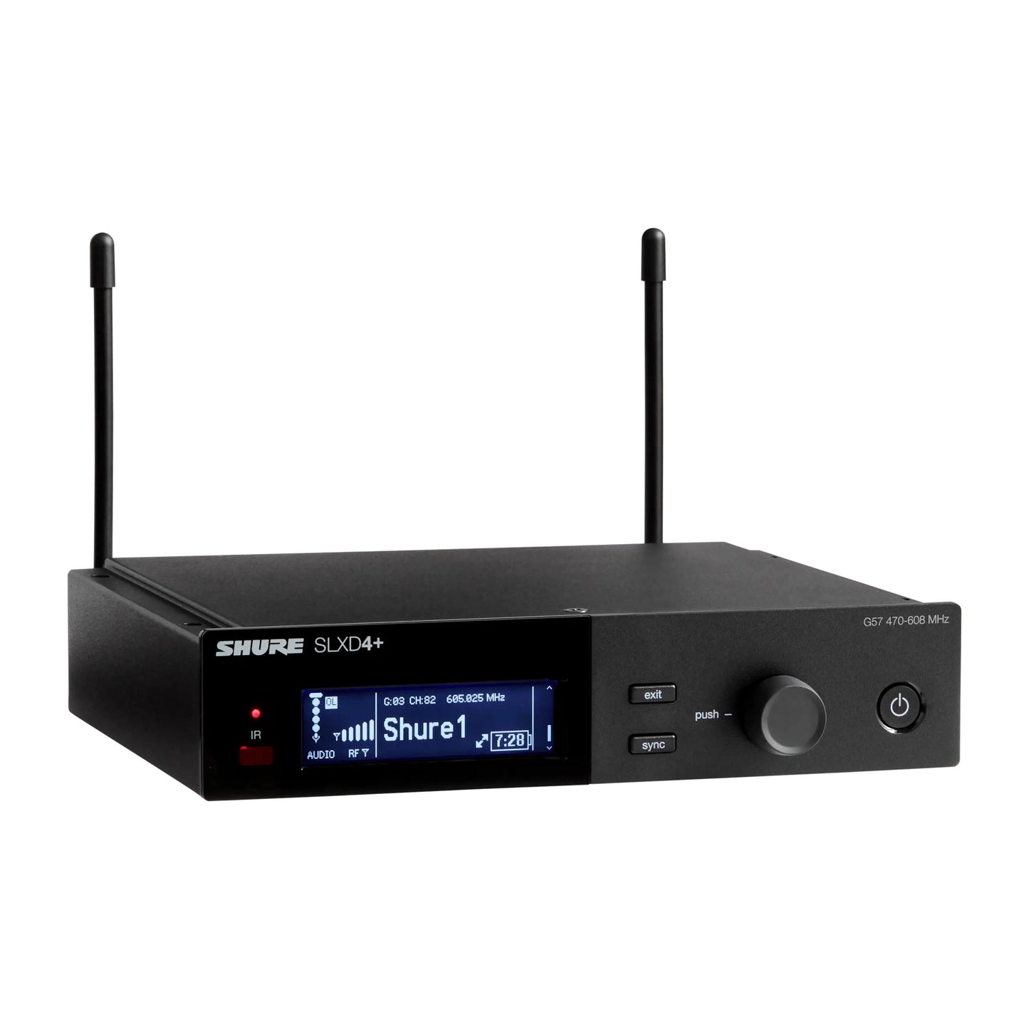 Shure SLXD4+ Digital Wireless Receiver