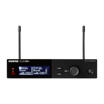Shure SLXD4D+ Dual Channel Wireless Receiver