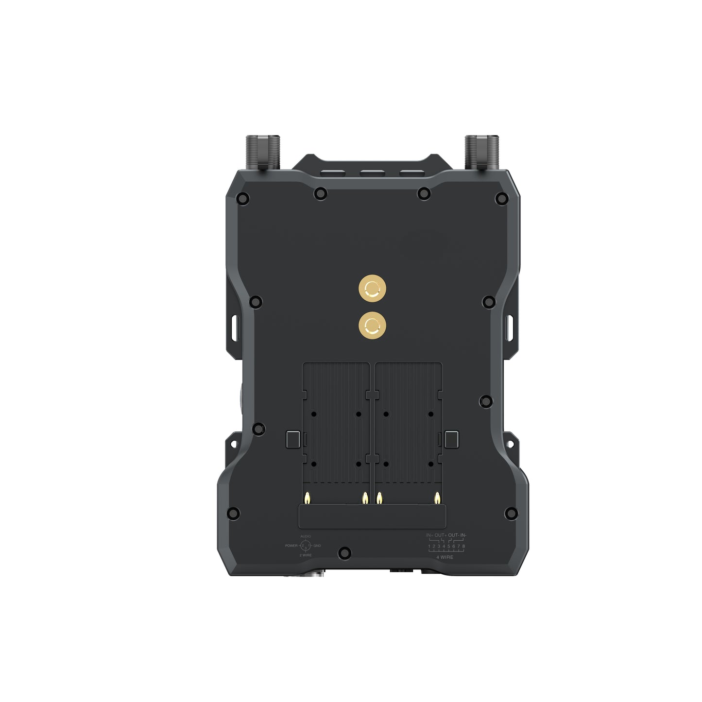 HOLLYLAND HL-Solidcom M1 Pro-4B-DH Full-Duplex ENC Wireless Intercom System (4 Beltpacks and Double-Ear Headsets)