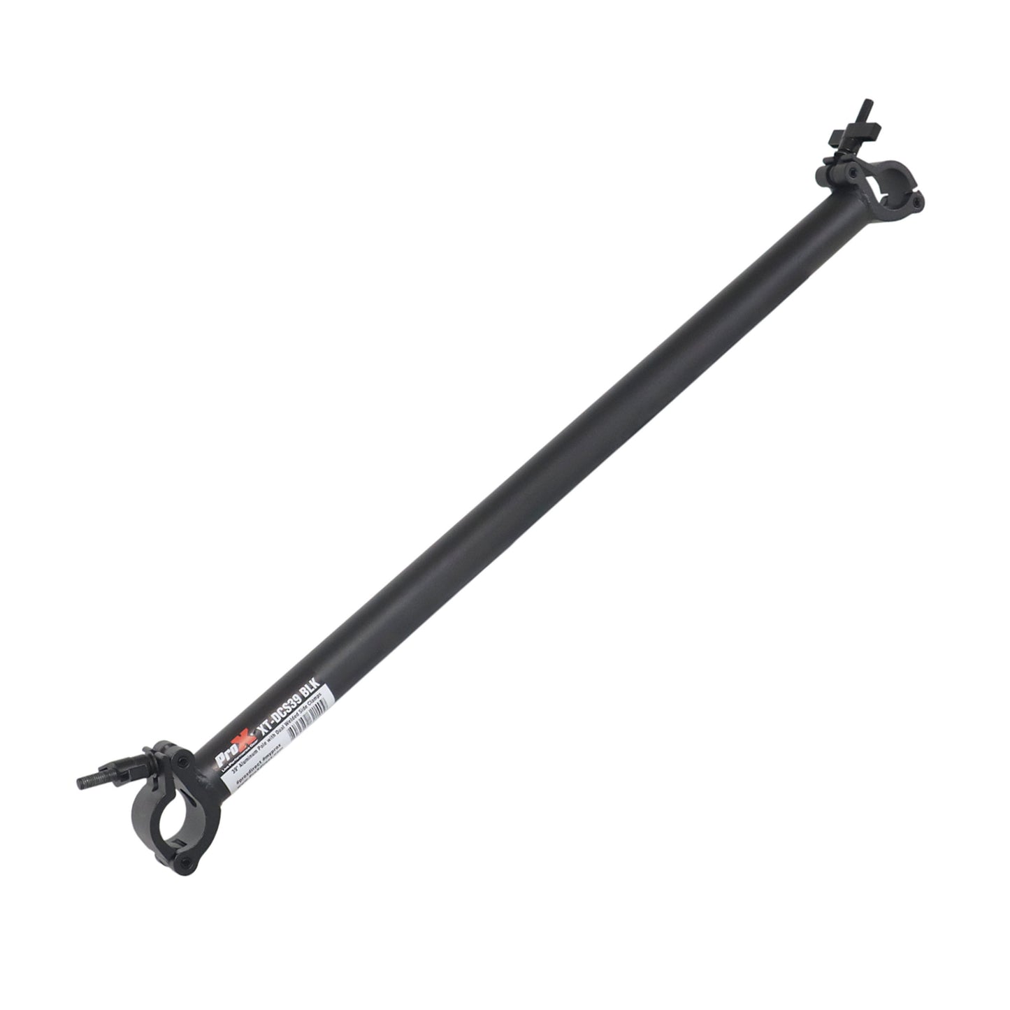 ProX XT-DCS39BLK Dual-Clamp LED Ground Support Cross Pole