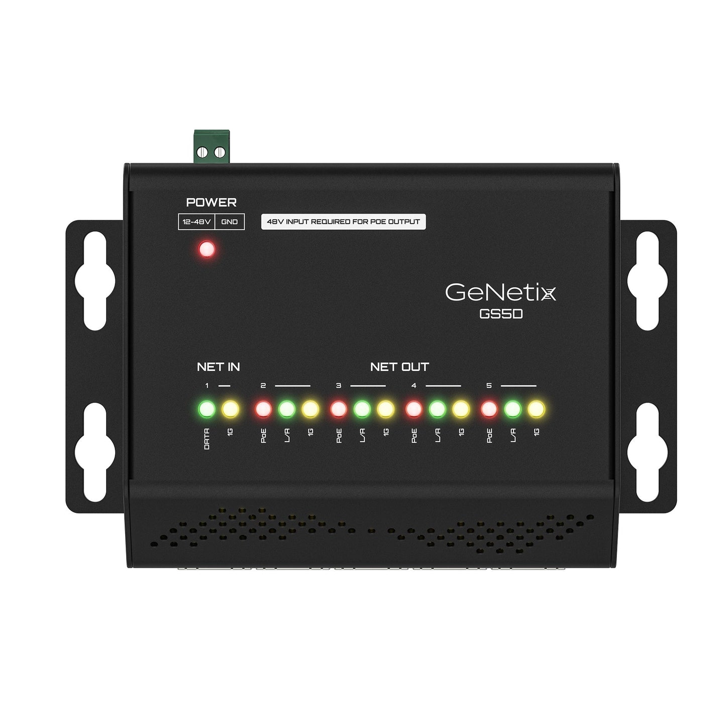 Chauvet Pro GeNetix DIN 5 Port Network Switch