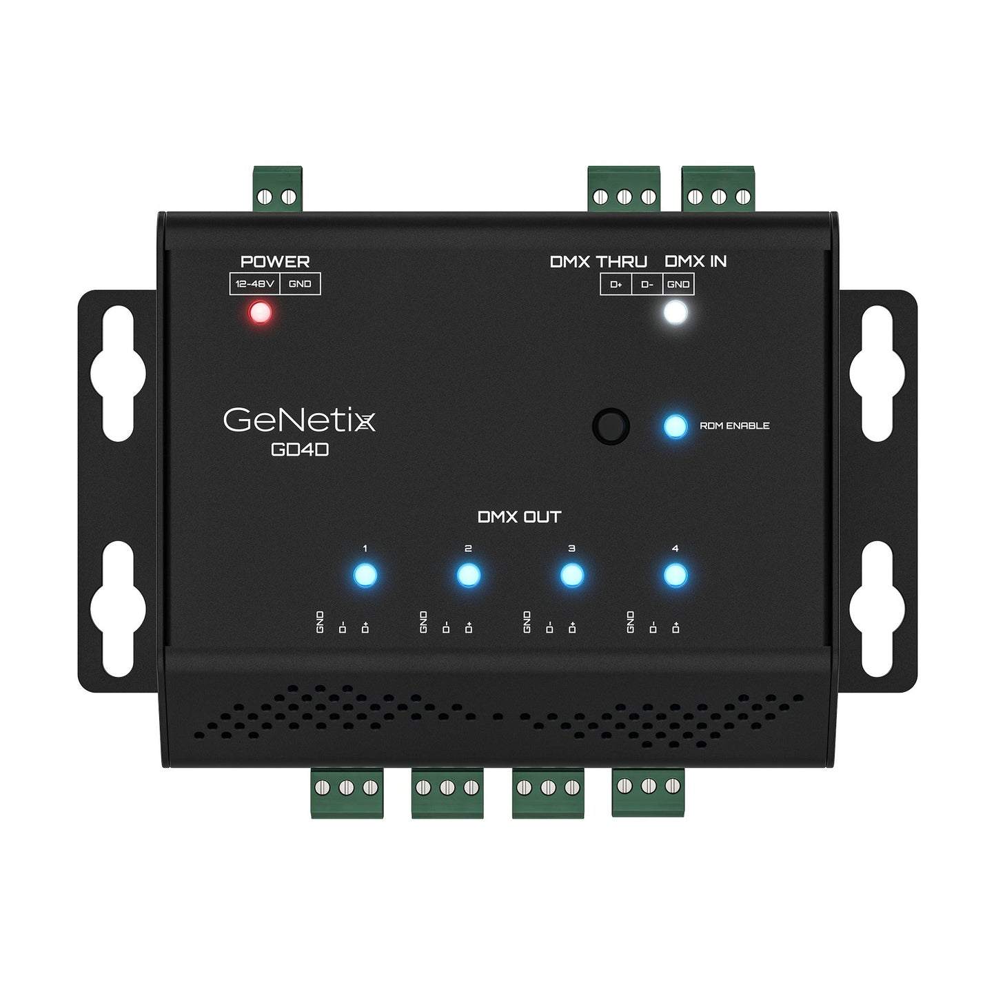 Chauvet Pro GeNetix DIN 4 Port DMX Splitter