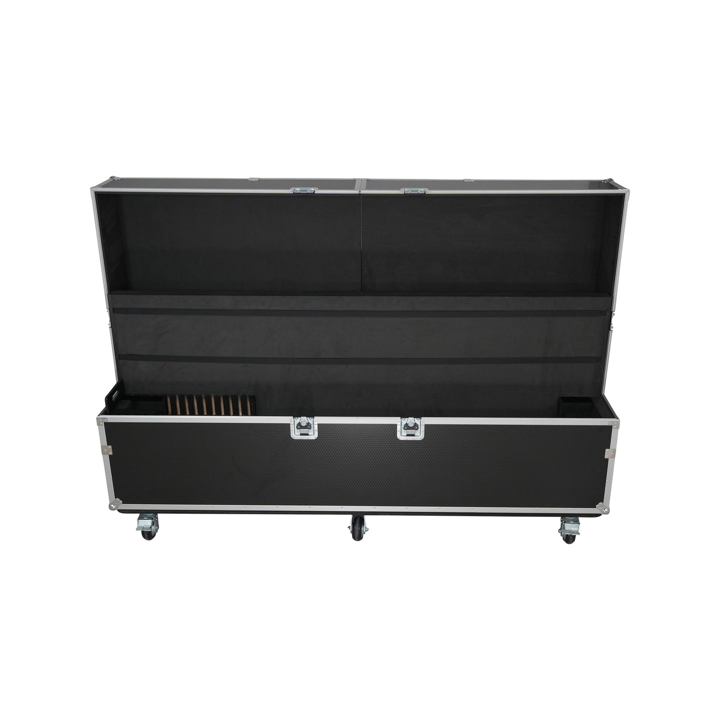 ProX Universal Dual Flat Panel Monitor Flight Case ATA Road Case | 80 in to 100 in