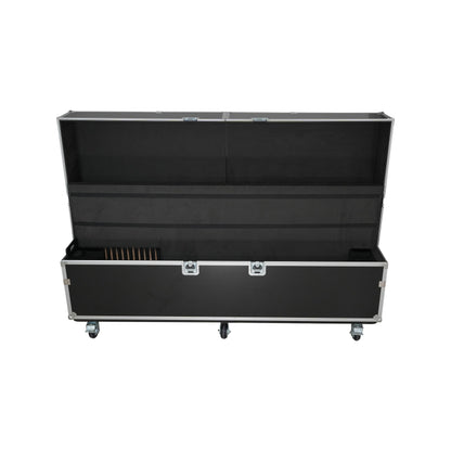 ProX Universal Dual Flat Panel Monitor Flight Case ATA Road Case | 80 in to 100 in