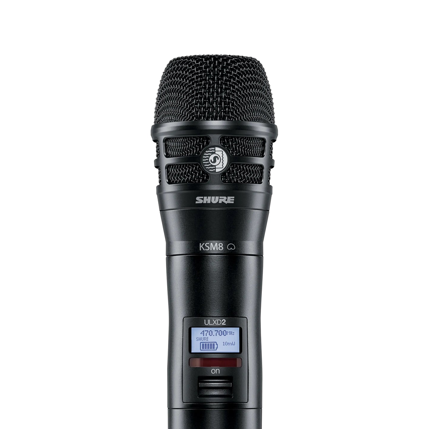 Shure ULXD2TA/K8B=-G57 Digital Handheld Transmitter with KSM8 Capsule | Color: Black