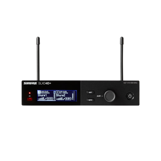 Shure SLXD4D+TA=-G57 Dual Channel Wireless Receiver