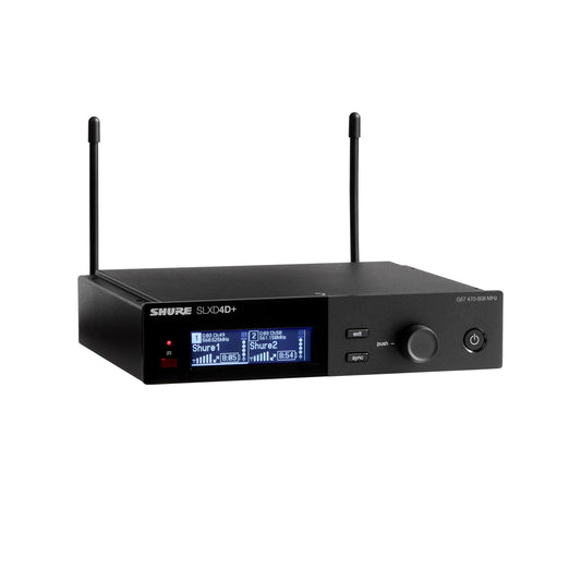 Shure SLXD4D+TA=-G57 Dual Channel Wireless Receiver