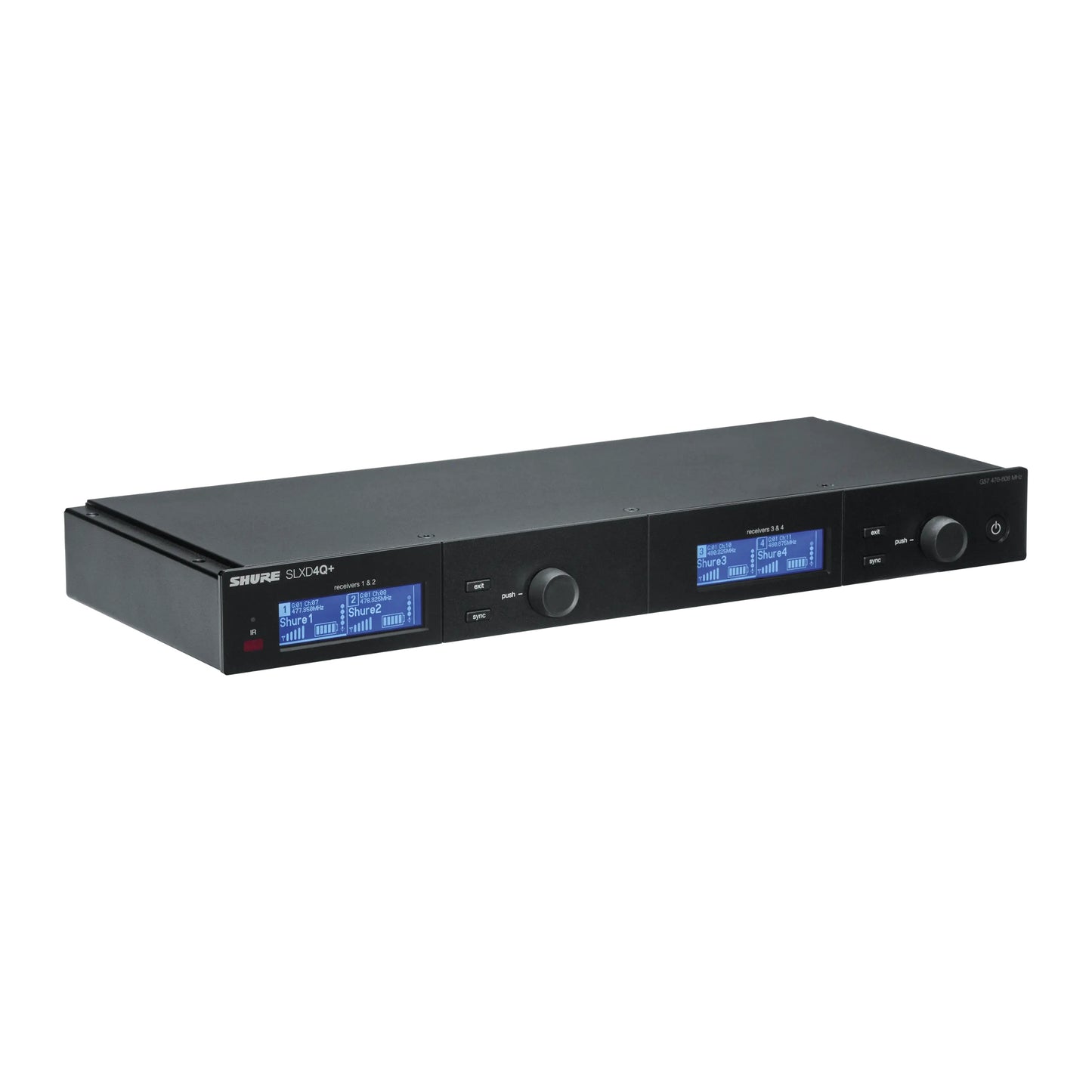 Shure SLXD4Q+TA=-G57 Quad Channel Receiver