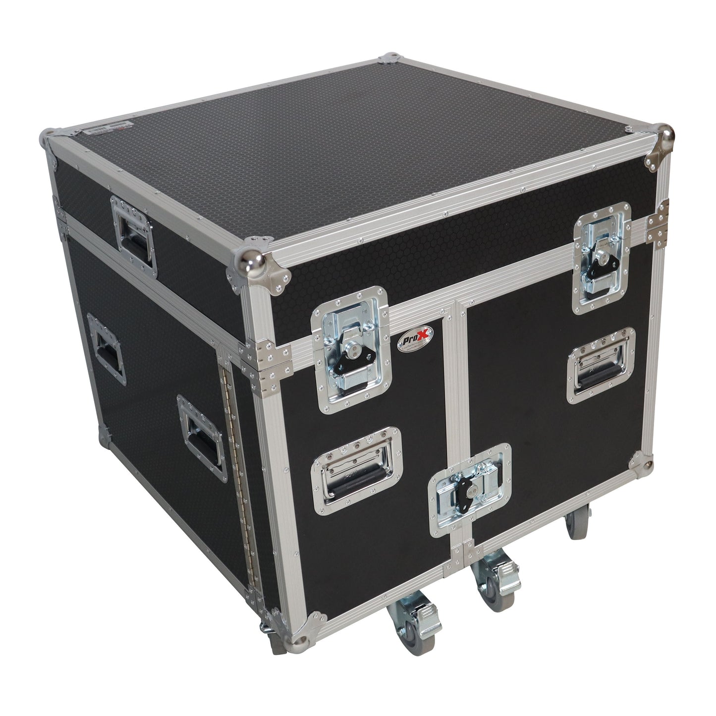 ProX XT-PRODESK6030 Mobile Foldable Pro Desk Workstation With Rack