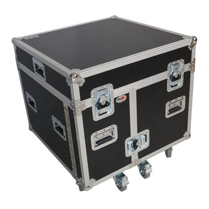 ProX XT-PRODESK6030 Mobile Foldable Pro Desk Workstation With Rack