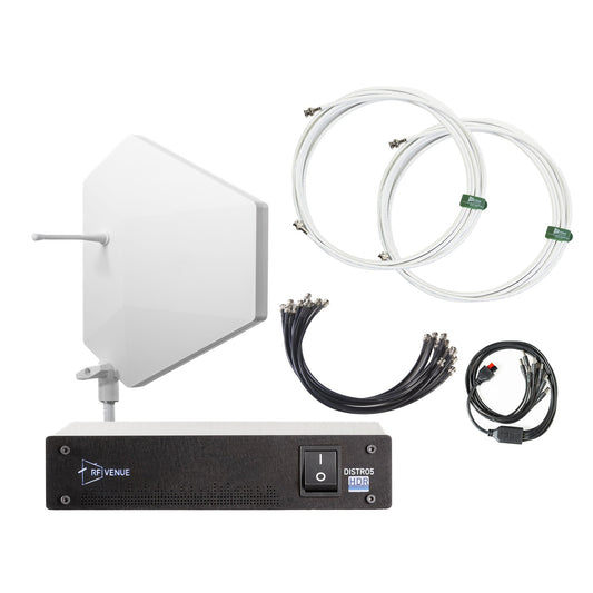 RF Venue Diversity Fin® IPX Antenna with DISTRO9 System