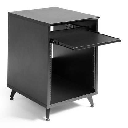 Gator GFW-ELITEDESKRK-BLK Elite Series 10U Studio Rack Desk