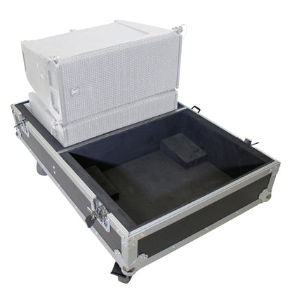 ProX Flight Case for RCF HDL6-A Line Array Speakers With Wheels | 4 Speakers