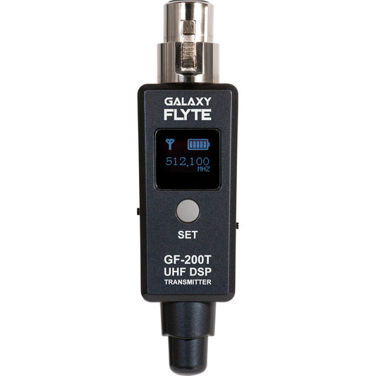 Galaxy Audio FLYTE Wireless System UHF XLR Plug-On | 500-523 MHz (CODE A) | With Transmitter Only