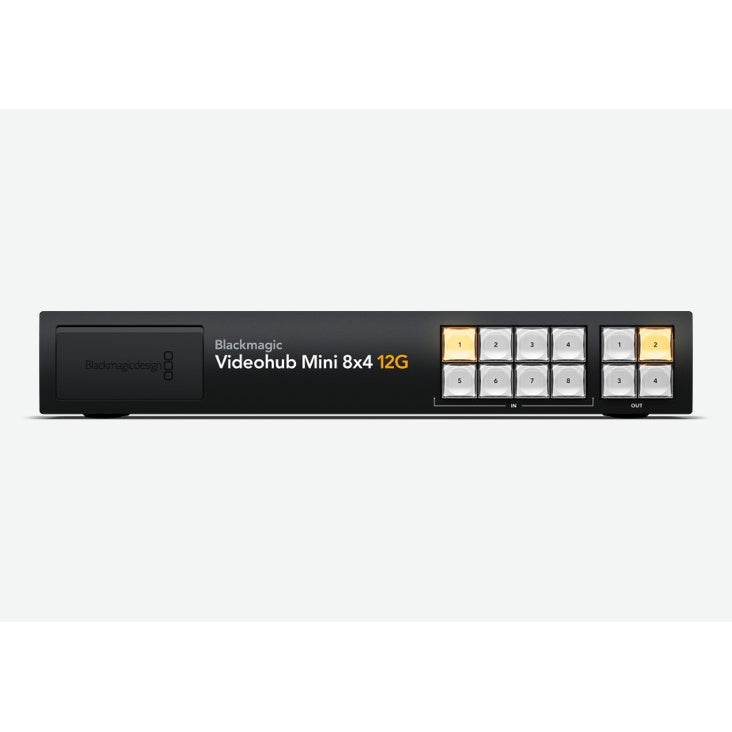 Blackmagic Design Videohub Mini 12G Compact SDI Router | 8x4