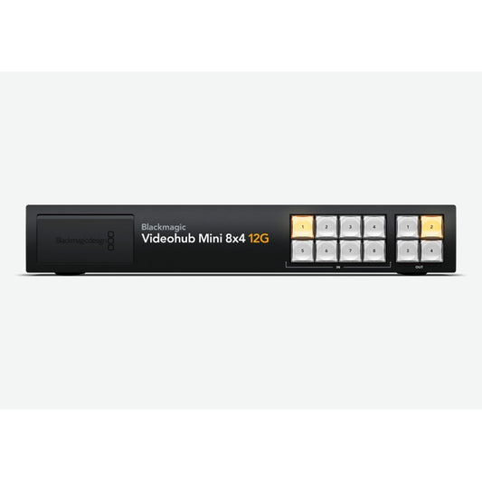 Blackmagic Design Videohub Mini 12G Compact SDI Router | 8x4