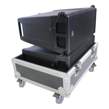 ProX Flight Case for RCF HDL6-A Line Array Speakers With Wheels | 2 Speakers