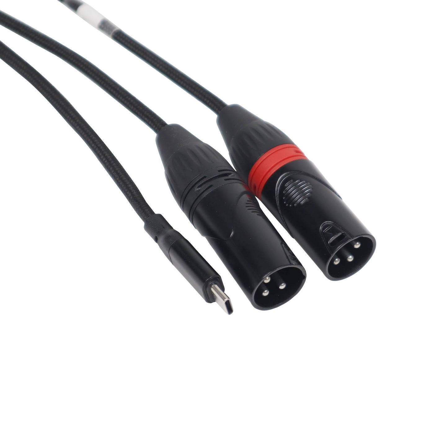 ProX XC-USBC2XM03 USB-C to Dual XLR Male Audio Cable