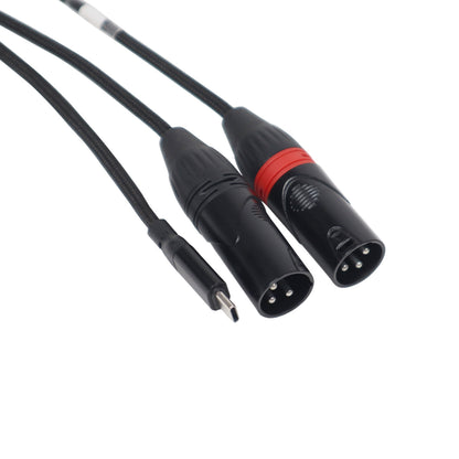 ProX XC-USBC2XM03 USB-C to Dual XLR Male Audio Cable