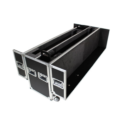 ProX Universal Dual Flat Panel Monitor Flight Case ATA Road Case | 70 in to 90 in