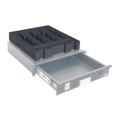 ProX T-2UWMF Replacement Foam for 2U Rack Drawer Fits 4 Mics