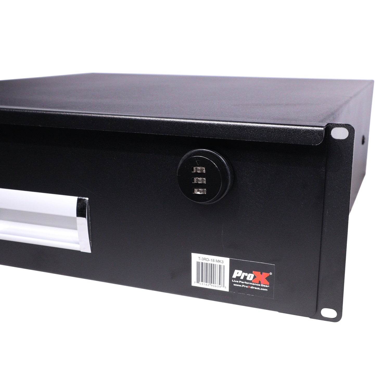 ProX T-3RD-18MK3 3U Rack Drawer With Combination Lock