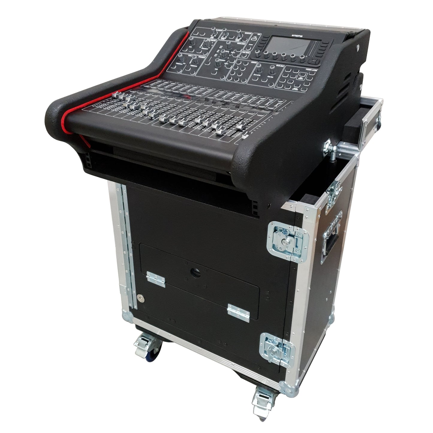 ProX Flip-Ready Hydraulic Console Case For Digital Audio Consoles | Midas M32R | 1U | Fixed