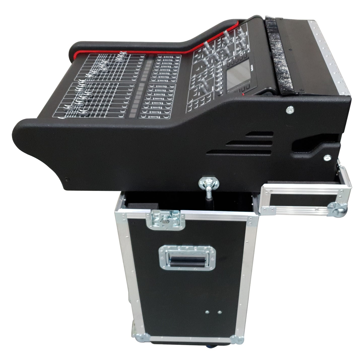 ProX Flip-Ready Hydraulic Console Case For Digital Audio Consoles | Midas M32R | 1U | Fixed