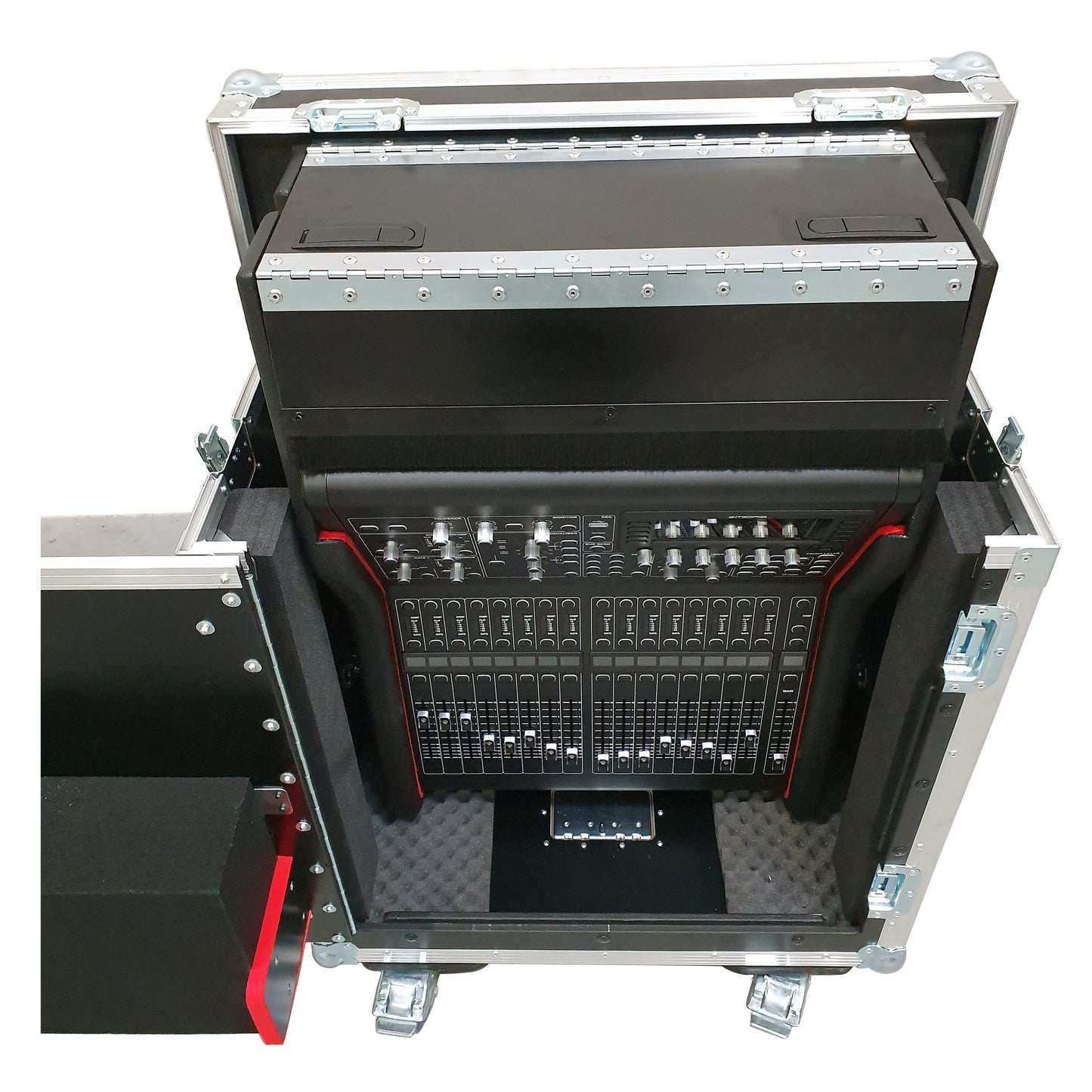 ProX Flip-Ready Hydraulic Console Case For Digital Audio Consoles | Midas M32R | 1U | Fixed