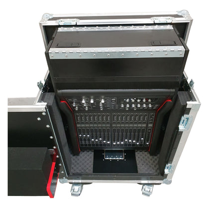 ProX Flip-Ready Hydraulic Console Case For Digital Audio Consoles | Midas M32R | 1U | Fixed