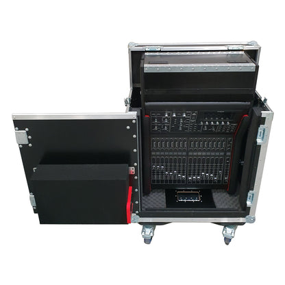 ProX Flip-Ready Hydraulic Console Case For Digital Audio Consoles | Midas M32R | 1U | Fixed