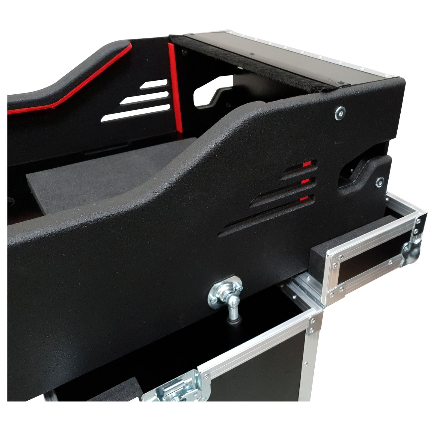 ProX Flip-Ready Hydraulic Console Case For Digital Audio Consoles | Midas M32R | 1U | Fixed