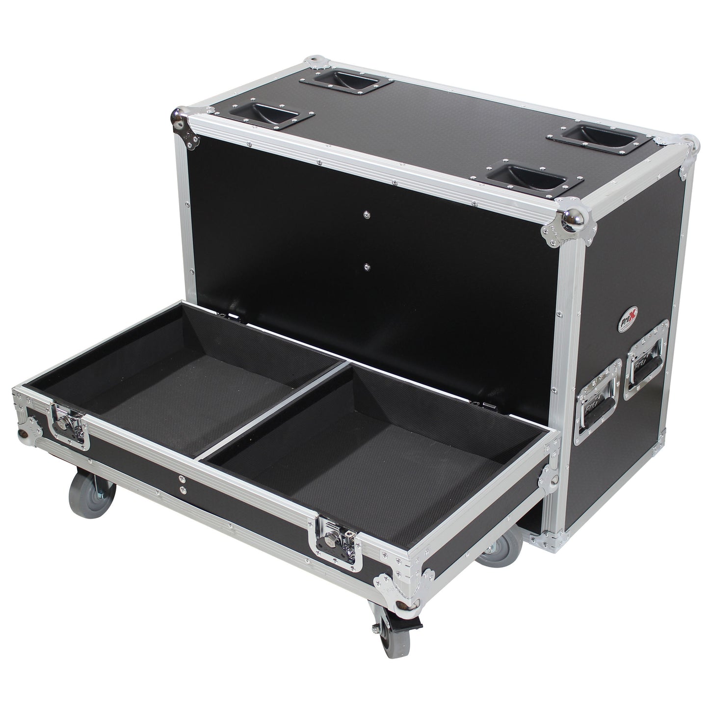 ProX XS-QSCK12 ATA Flight Case for 2x QSC K12 or K12.2 Speakers