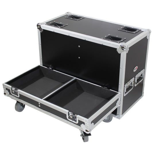 ProX XS-QSCK12 ATA Flight Case for 2x QSC K12 or K12.2 Speakers