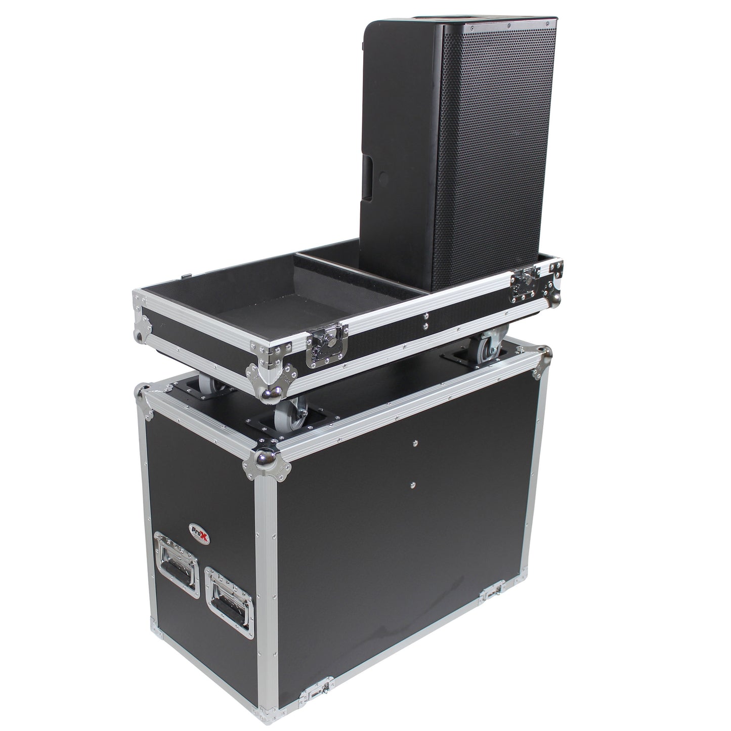 ProX XS-QSCK12 ATA Flight Case for 2x QSC K12 or K12.2 Speakers