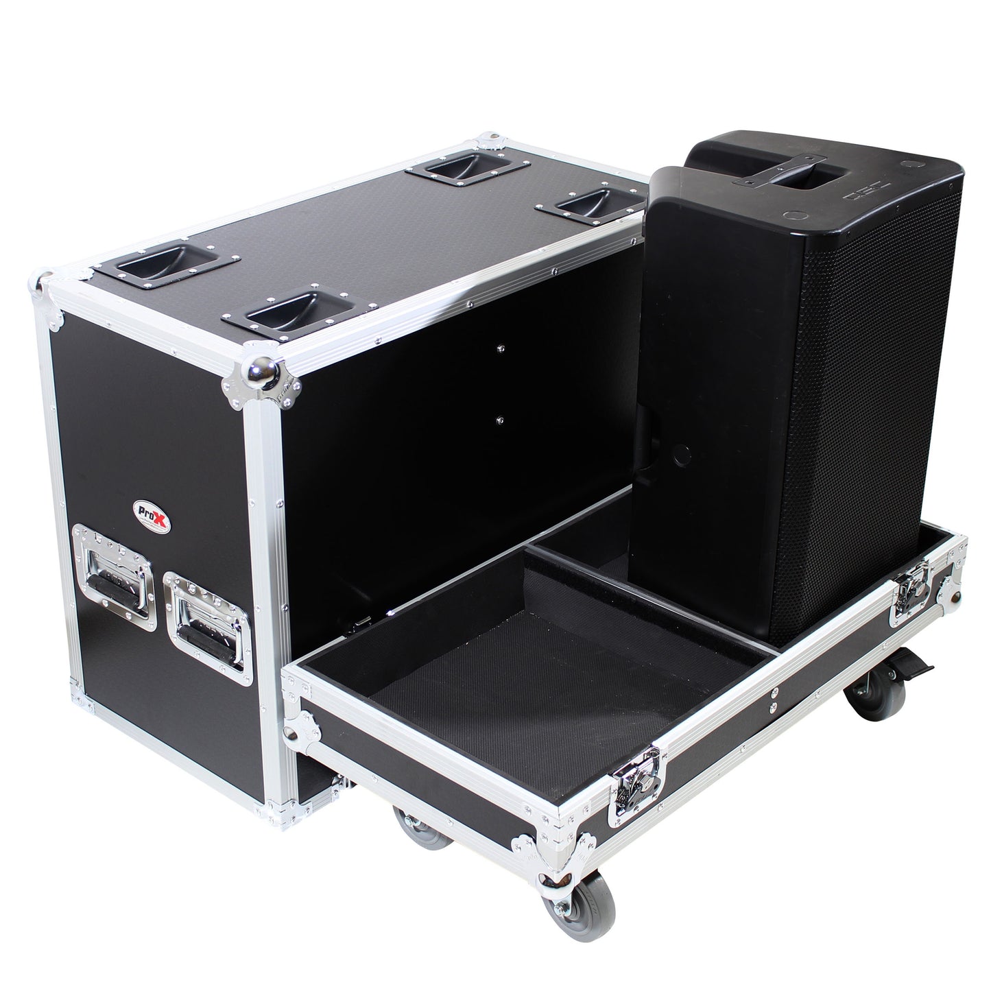 ProX XS-QSCK12 ATA Flight Case for 2x QSC K12 or K12.2 Speakers