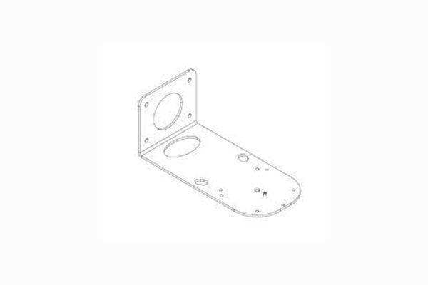 Q-SYS PTZ Camera Wall Mount Bracket for NC-12x80 and NC-20x60 | White