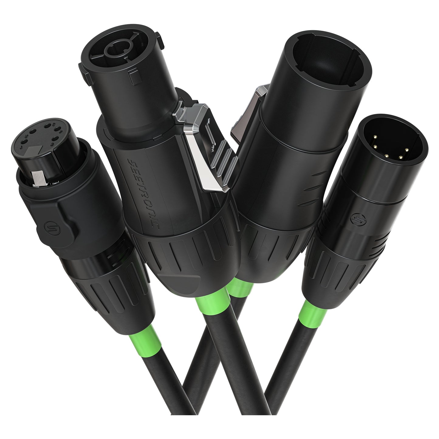 Chauvet Pro RIGLINKCOMBO18IN Combo Power and DMX Cable | 18 In