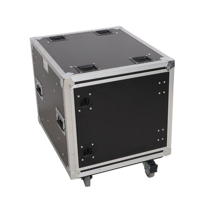 ProX Vertical Rack Shock Mount Case with Sliding Slam Doors | 10U | 20 in