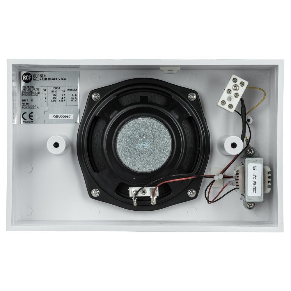205404_RCF-DUP-5EN-EN54-24-Wall-Mount-70V-100V-Surface-Speaker_ALT06sqr