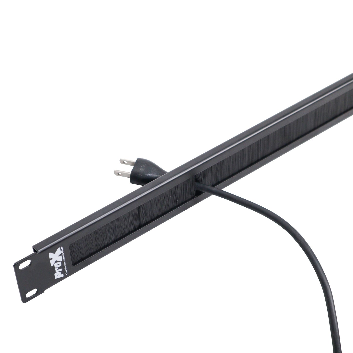 ProX 1U Rack Panel Standard 19" Rack Mount Panel | Brush Cable Management