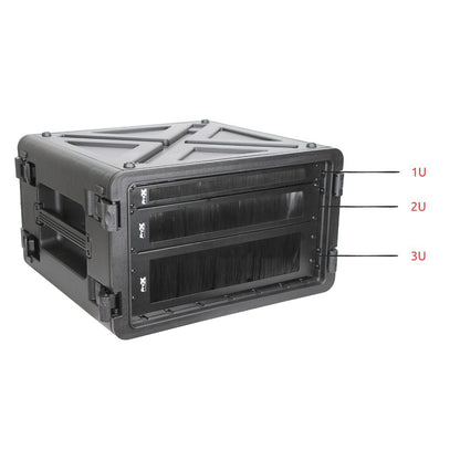 ProX 1U Rack Panel Standard 19" Rack Mount Panel | Brush Cable Management