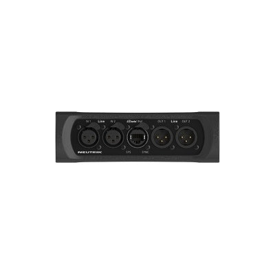 Neutrik NA-2I2O-DLINE Line Level to Dante Audio Interface 2x2