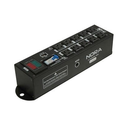 ProX X-PCNORABOX 10-Way PowerCON to Edison Power Distribution Box