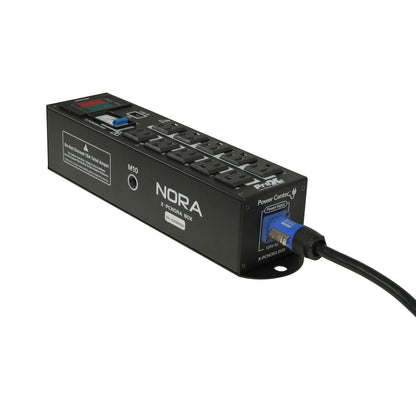 ProX X-PCNORABOX 10-Way PowerCON to Edison Power Distribution Box