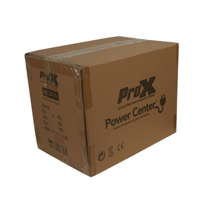ProX X-PCNORABOX 10-Way PowerCON to Edison Power Distribution Box