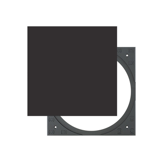 Sonance PS-C63R Square Speaker Adapter With Grille | Black | 5 Pair