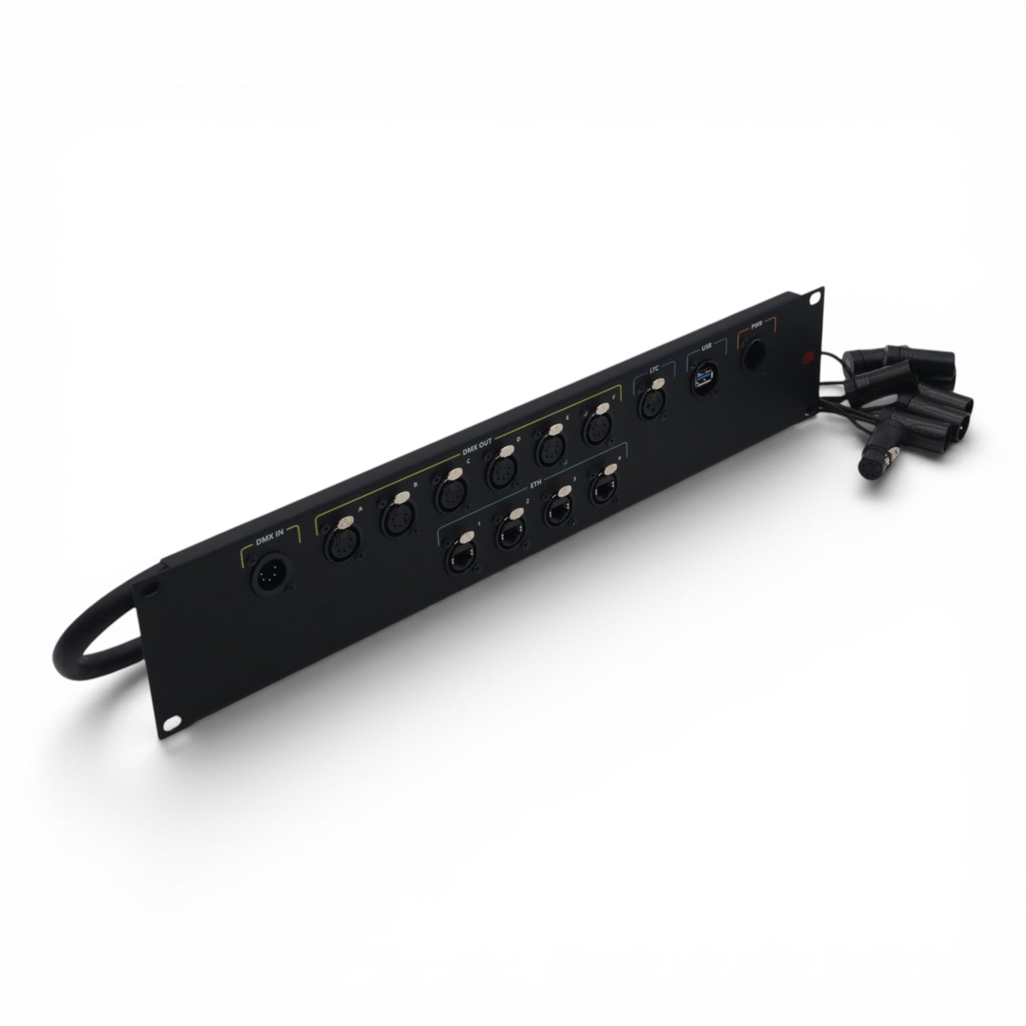 ProX XSM-2UCSTL14 2U Rack Connection Panel for Stage and Tour